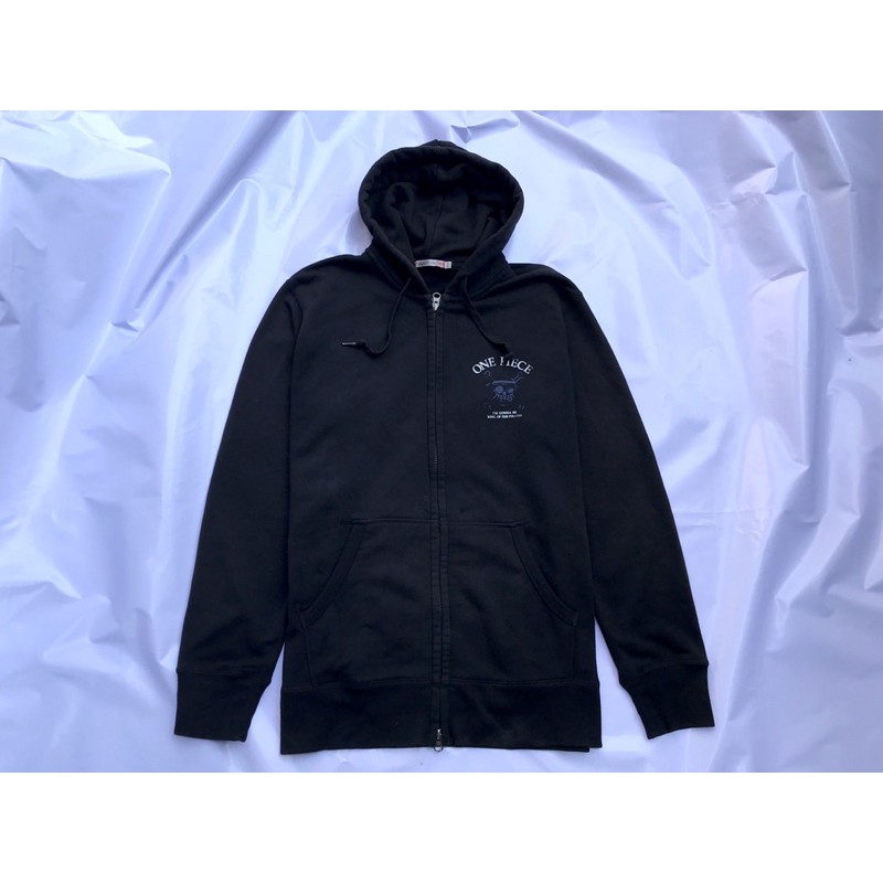 zip hoodie uniqlo x one piece