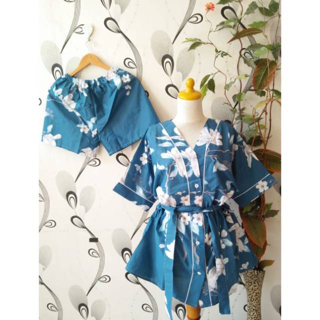 PIYAMA KIMONO BY LA PILLA / BAJU TIDUR KIMONO
