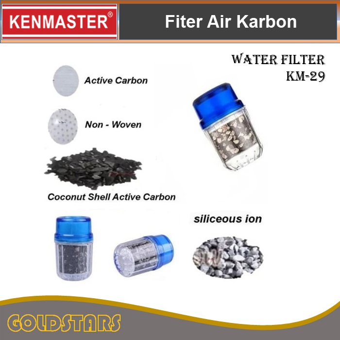 Filter Air Carbon Active / Saringan Air Kran Kenmaster Water Filter KM-29