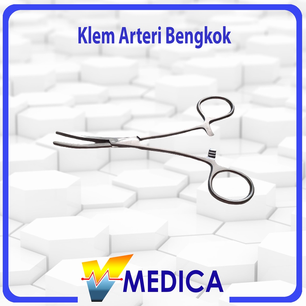 Klem Arteri Bengkok / Dental Pean Bengkok