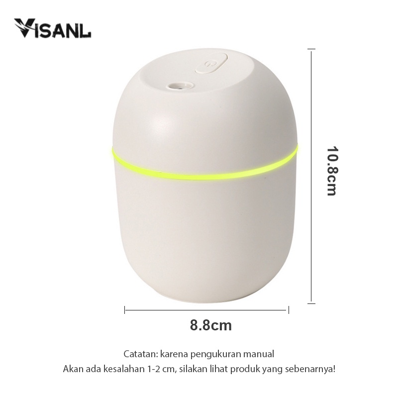 Humidifier Udara Purifier Air Diffuser Portable Pelembab dan Penjernih Udara