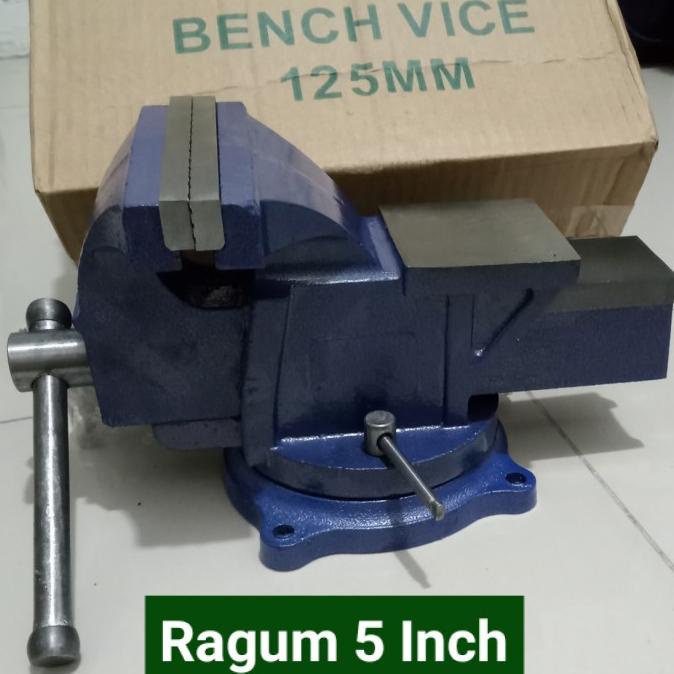 Ragum Catok 5" - Ragum Meja 5 Inch - Catok Paron 5" - Ragum Duduk 5"