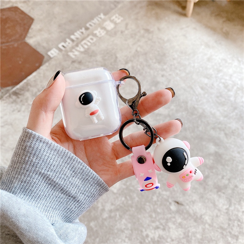 Soft Case Airpods 1 / 2 / 3pro Bentuk Astronot 3D Bahan Silikon