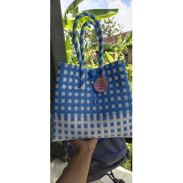 jali bag biru putih / jali bag 5 kg / jali bag keren