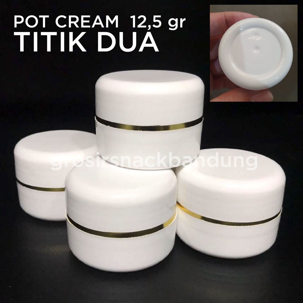 POT CREAM TITIK DUA 12,5 GR / POT KRIM TITIK 2 12,5GR / Pot Krim Kemasan Kosmetik Original