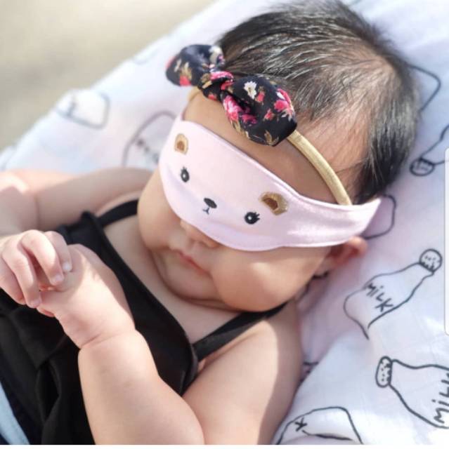 Kacamata jemur bayi edisi karakter lucu sunbabes eyemask sun babes