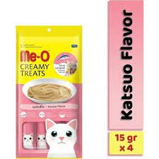 Me-O Creamy Treats Snack Kucing 1 PACK (4x15gr) / MEO Makanan Kucing