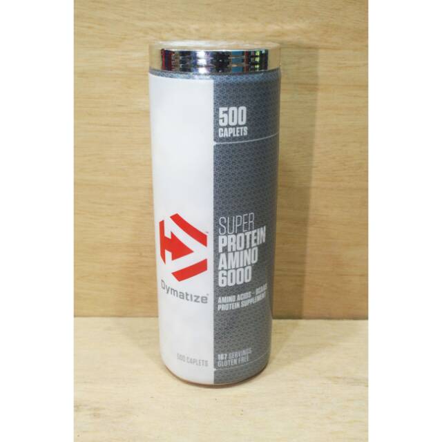 Super protein amino dymatize 6000 500 tabs caplets 167 serving gluten free