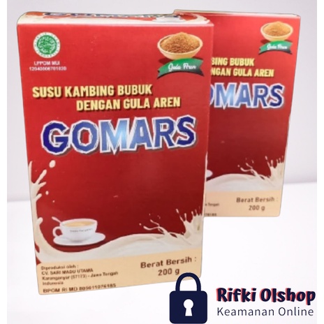 

SUSU KAMBING ETAWA GOMARS GULA AREN 200 GRAM