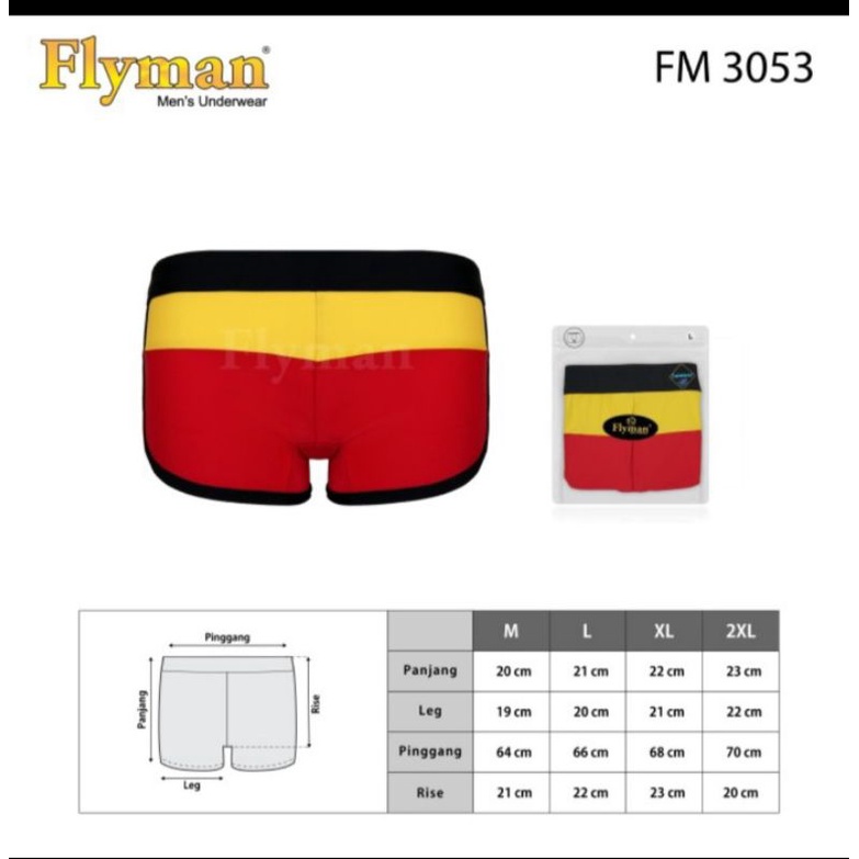 Celana renang pria Flyman swimwear FM 3053 germany