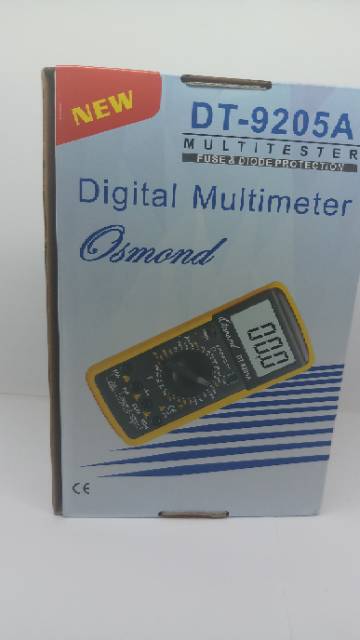 Multitester digital osmond Ampere Volt Meter - DT-9205A