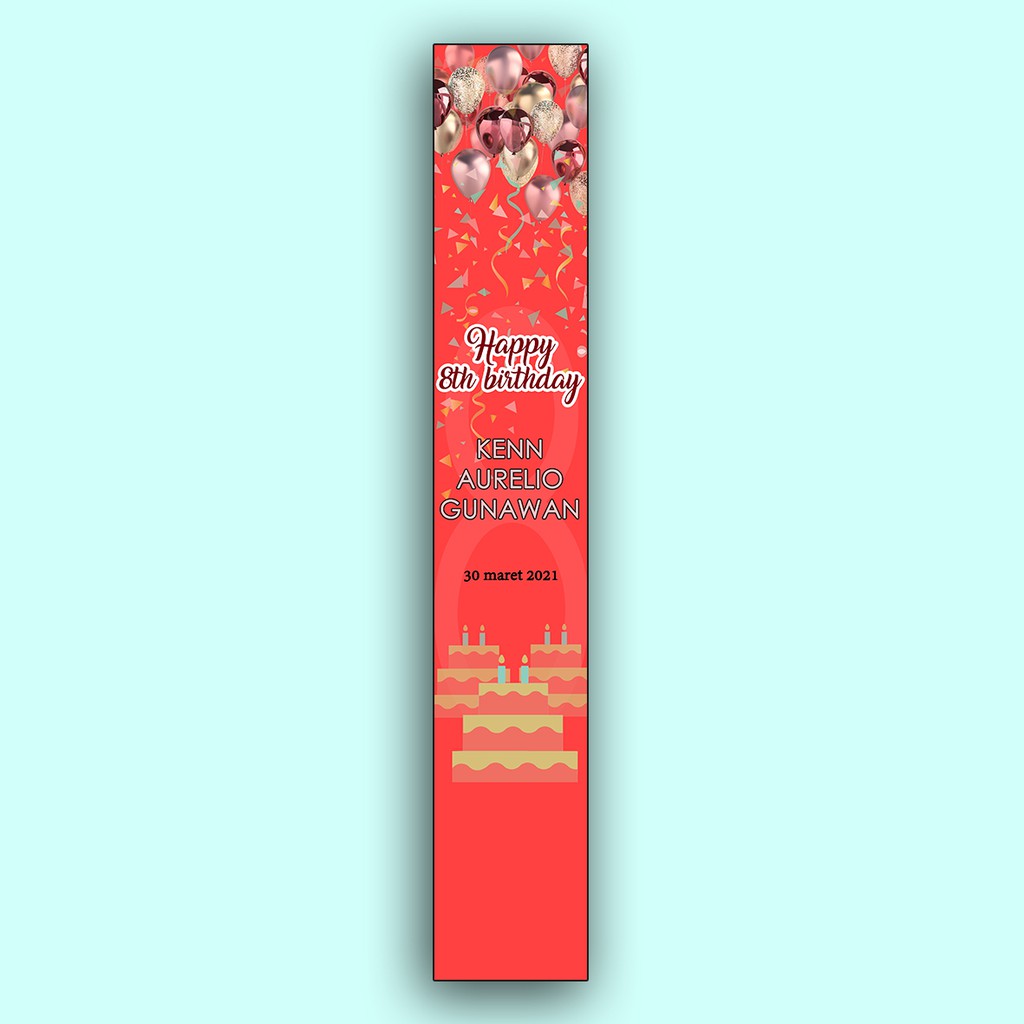 Paperbelt Ulang Tahun / Paper belt Happy birthday