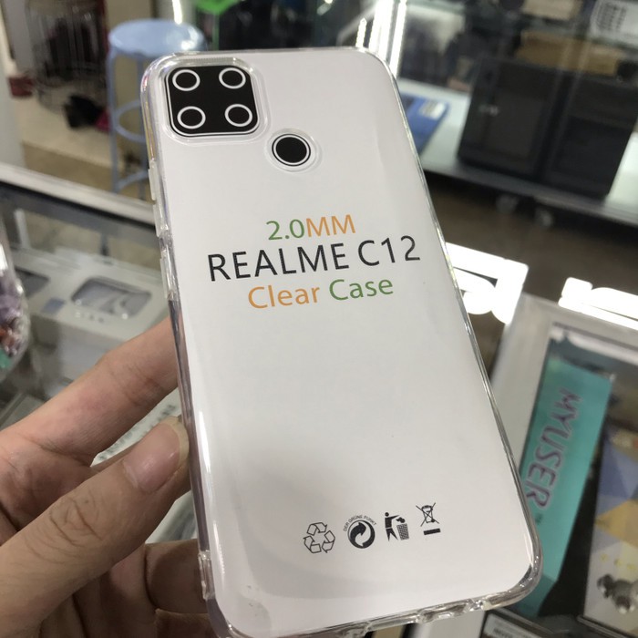 PREMIUM TPU HD 2.0MM SOFT CASE SILIKONE SUPER BENING UNTUK REALME C12