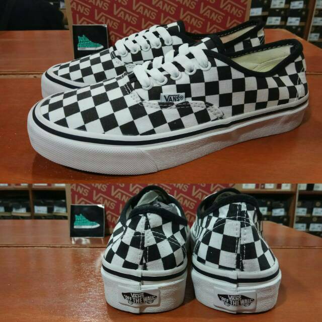 SEPATU VANS SLIP ON / CHECKER BOARD / CATUR (DT) BEST QUALITY / GRADE ORI / MADE IN VIETNAM