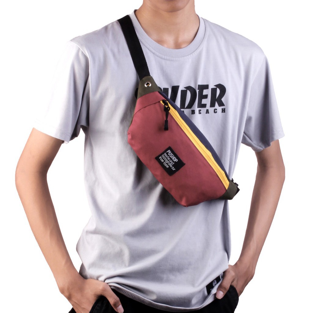 Waistbag Pria Terbaru PUSHOP AUTHENTIC Pure