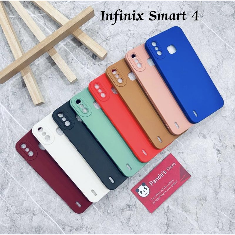 Softcase Pro Camera Infinix Smart 4 Candy Case Full Color 3D Silikon TPU