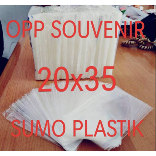 

PLASTIK OPP SOUVENIR 250 GRAM 20x35