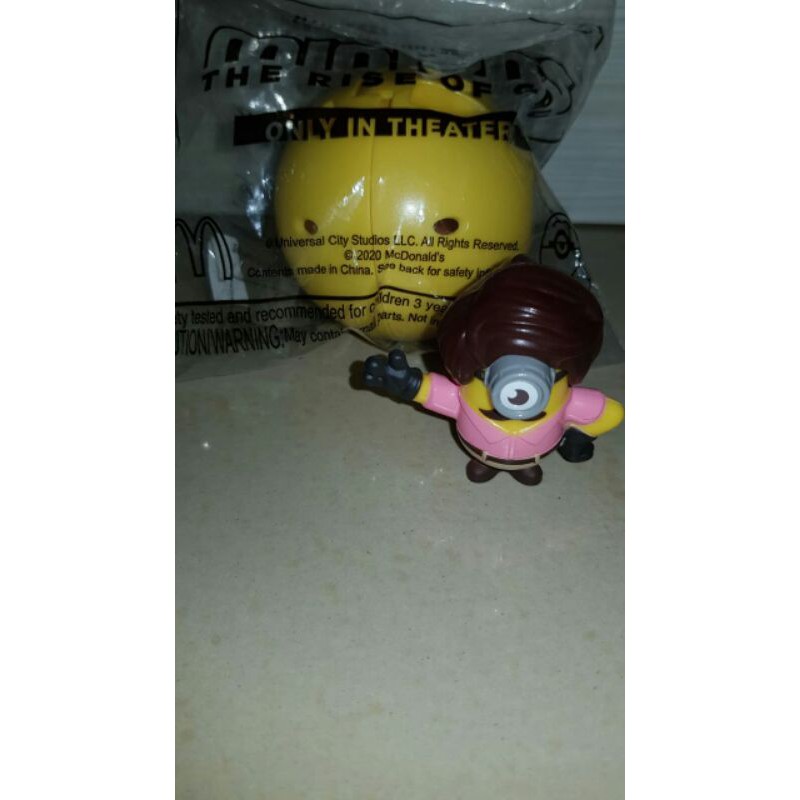 mainan happy meal minion the rise of gru no.27