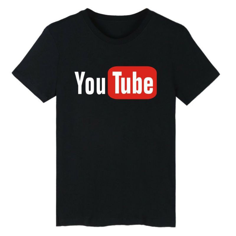 M - XXXXXL(6XL) Kaos YouTube T-shirt YOUTUBE BIGSIZE Unisex Kaos JUMBO Pria Wanita