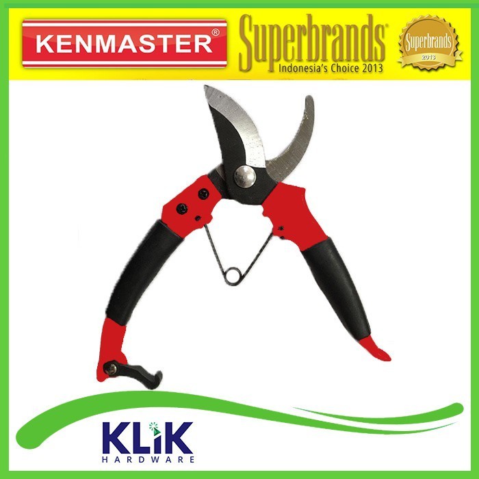 Kenmaster Gunting Dahan Ranting Stek Bunga Taman Pruning Shears K800 Garden Tool K-800