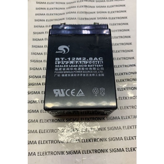 ACCU /AKI OUTDO 12V 2,8 AH