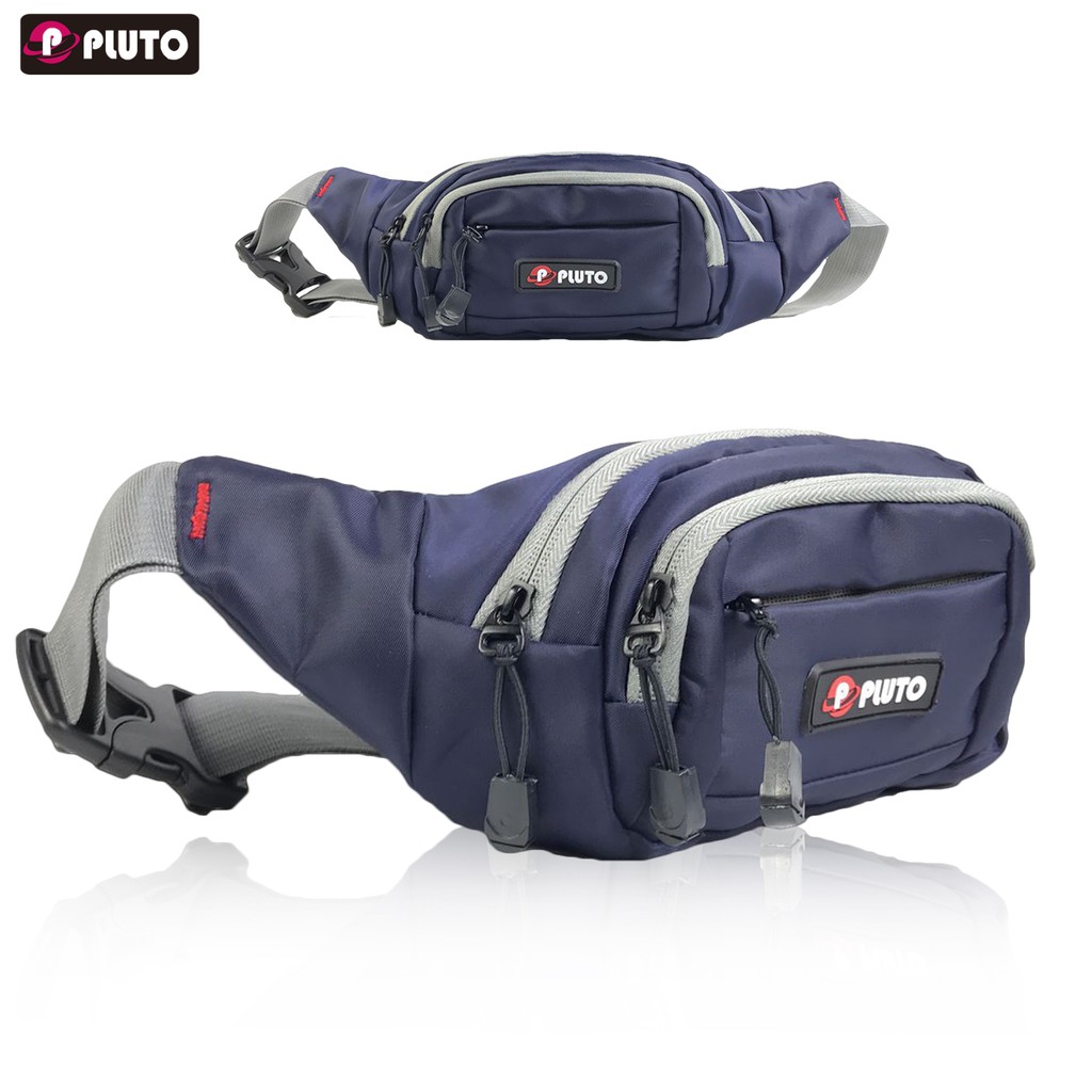 TAS SELEMPANG PRIA WAIST BAG PLUTO PRIA WANITA TAS SLEMPANG PRIA WAIST PACK PRIA PLUTO - BS