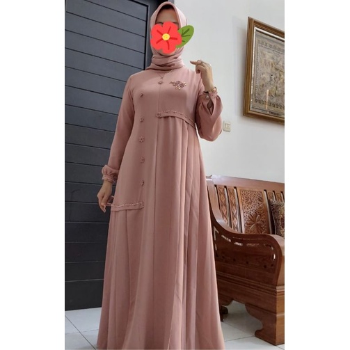 gamis zenas modern/dnl luxury/tebal,lembut/nyaman