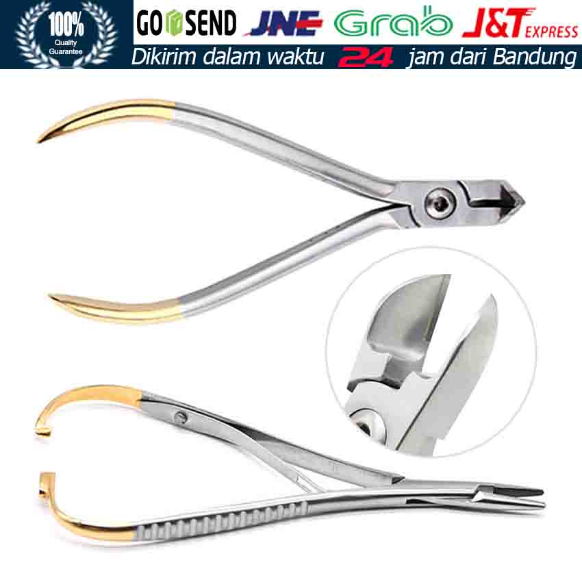 

Tang Potong Kawat Gigi Behel / Ligature Hard Wire Cutter / Tang Potong Klamer Orthodontic Pliers