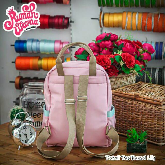 Tas Ransel Lili Rumah Warna