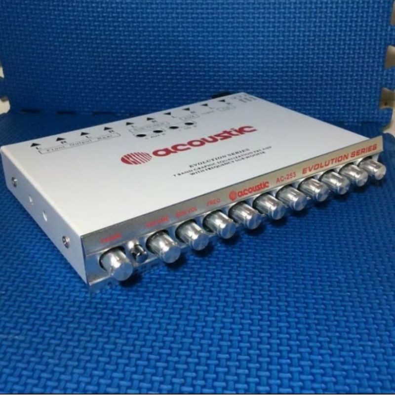 parametrik/pre amp acoustic AC-253 with subwoofer 11 band