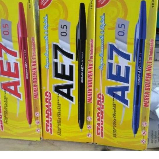

❤ 7.7 !!! Pulpen Standard Ae7 hitam / merah / biru produck terlaris
