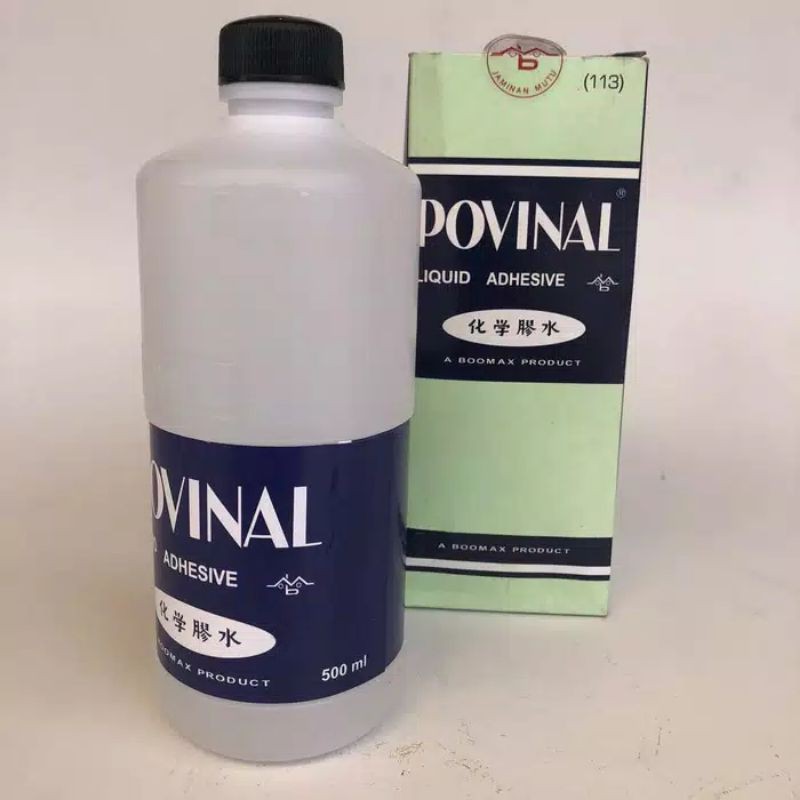 

Lem Povinal 113 Ukuran Jumbo 500 ML Lem Kertas Povinal Lem Slime