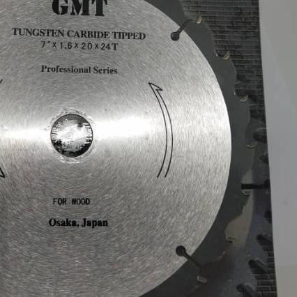 Circular Saw Blade GMT 7 x 24T Tipis Mata Gergaji Mesin Potong Kayu