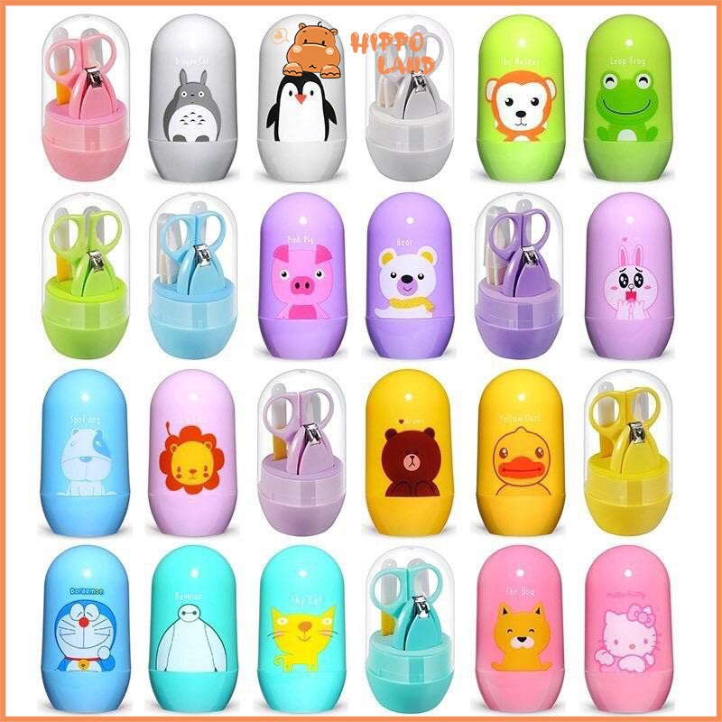 HIPPO LAND Gunting kuku bayi SET BABY CARE ISI 4 PCS / Baby nail clipper set 57