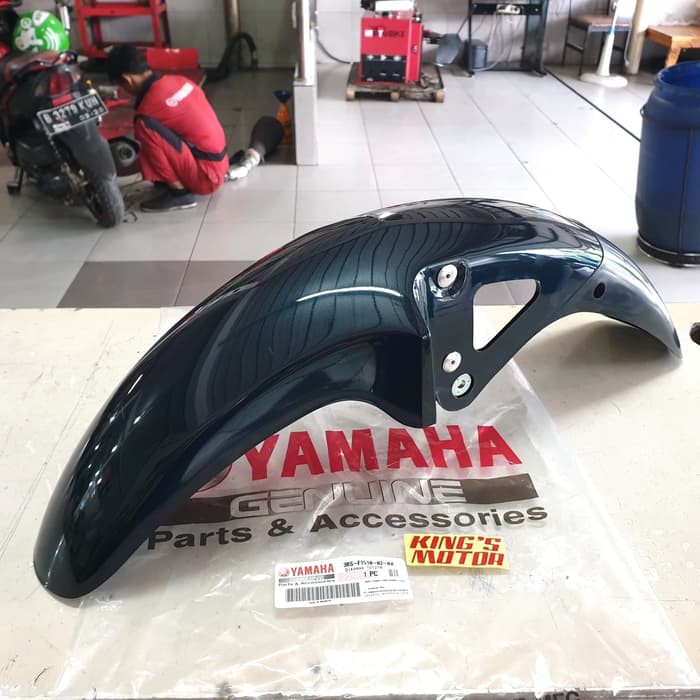 SPAKBOR DEPAN RX KING HIJAU (3RS-0X) ASLI YAMAHA