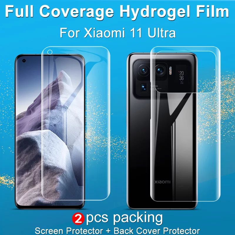 USAMS - HYDROGEL FILM ANTI GORES HYBRID XIAOMI MI 11 11i 11x PRO LITE ULTRA FULL SCREEN PROTECTOR