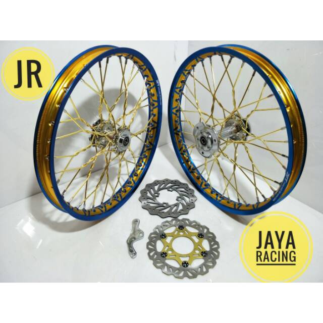 Velg DFT thailand tromol becak baja Jupiter mx new paket lengkap plus stel velg bisa reguest