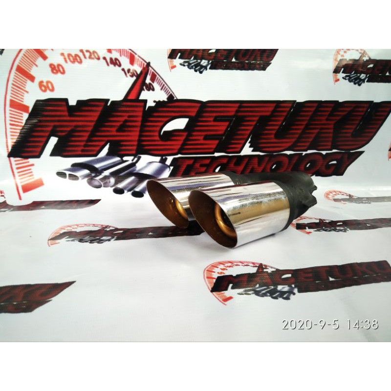 KNALPOT MOBIL BAMBU RUNCING DOBEL SUARA NGEBASS BULAT AGYA AYLA AVANZA BRIO JAZZ GRAND MAX KIJANG