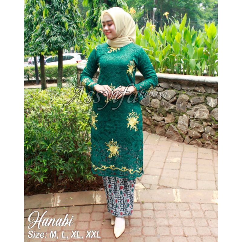 Set kebaya modern tunik nagita / kebaya wisuda / kebaya muslim / kebaya pesta