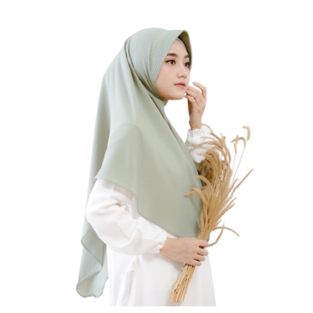 JILBAB KHIMAR NAISHA / KHIMAR INSTAN NAISHA / KERUDUNG NAISHA DIAMOND CREPE