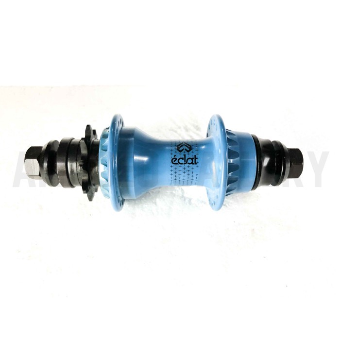 HUB BELAKANG BMX LHD ECLAT TECK BLUE 36 HOLE FEMALE AXLE FLANGELES DESIGN
