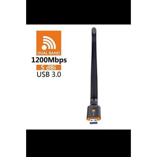 UAC13 USB Wifi Adaptor 1200Mbps Usb 3.0 5dbi Antena Dual Band 2.4G/5G