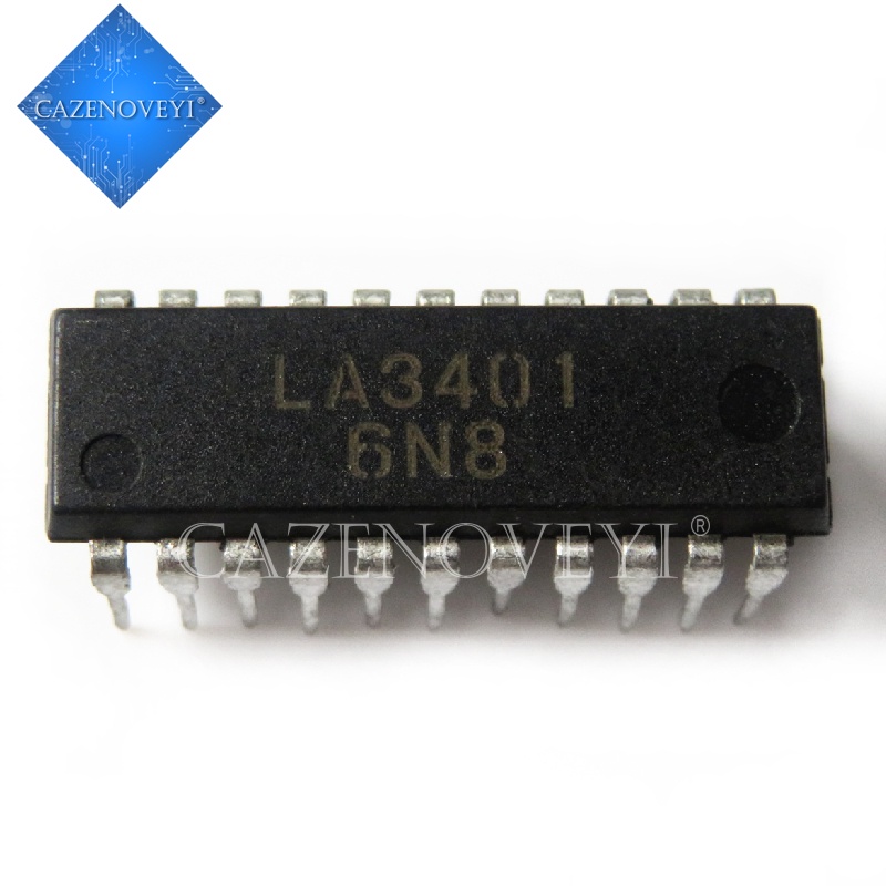 5pcs / lot Sparepart Komponen Elektronik Chip LA3401 LA 3401 DIP-22