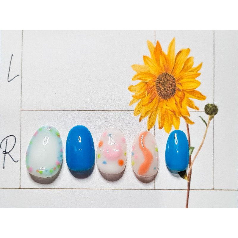 kuku palsu nail art fake nails press on nail Korean