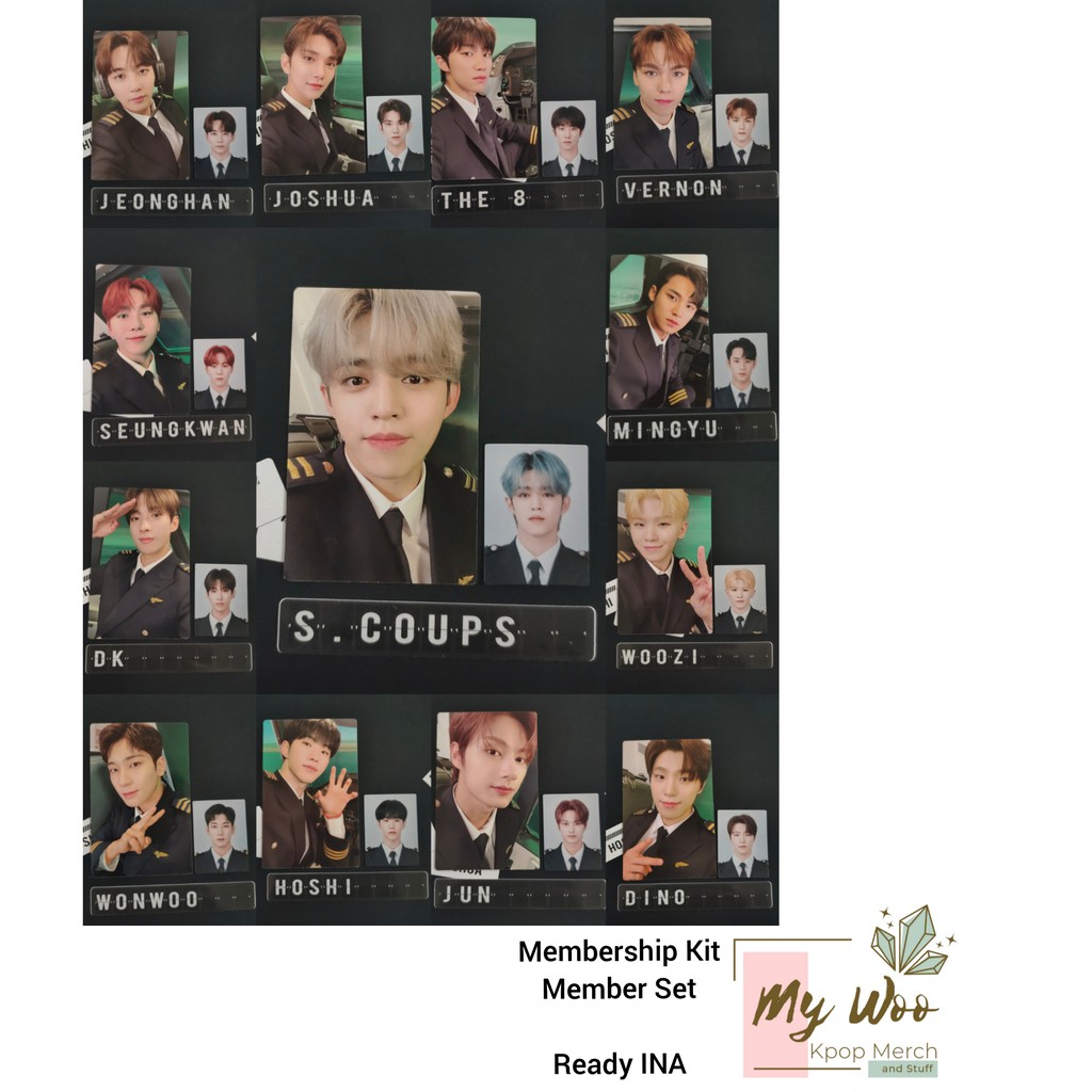 [READY STOCK] MEMBERSHIP KIT SET SEVENTEEN PILOT (OFFICIAL)