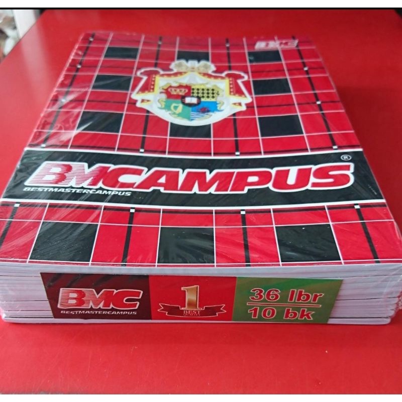Buku Tulis BMC CAMPUS | BMB | BIG BOSS | TIARA 36 LEMBAR | 1 PAK ISI 10 BUKU