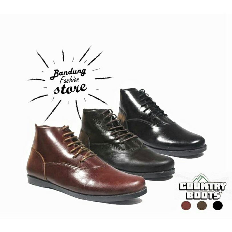 SepatuBootsCasual SepatuBootsPriaKulit By Country Boots | Original Handmade