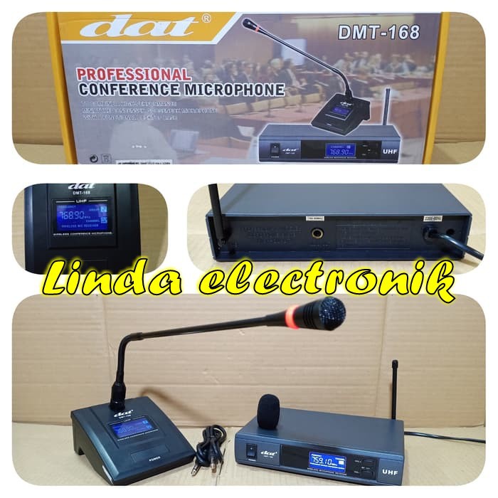 MIC MEJA WIRELESS DAT DMT 168 CONFERENCE dat dmt168