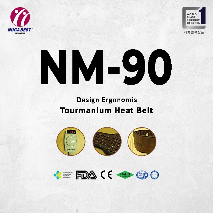 Jual Alat terapi Nugabest NM90 Heating Belt Nuga Best (Sabuk