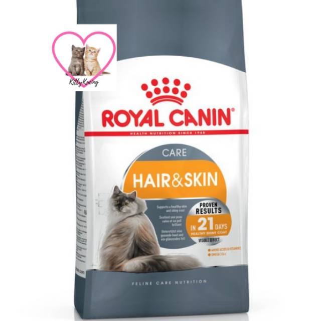 Royal Canin Hair &amp; Skin 400gr Makanan Kucing